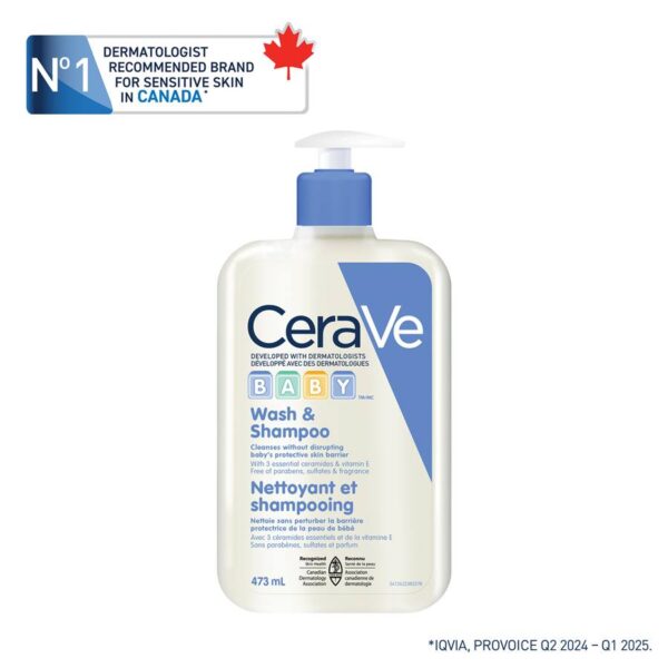 CeraVe Baby Wash & Shampoo 473 mL