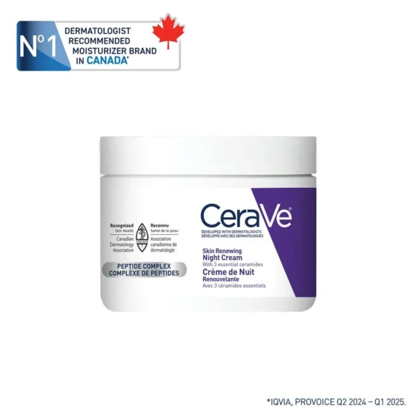 CeraVe Skin Renewing Night Cream with Peptide Complex